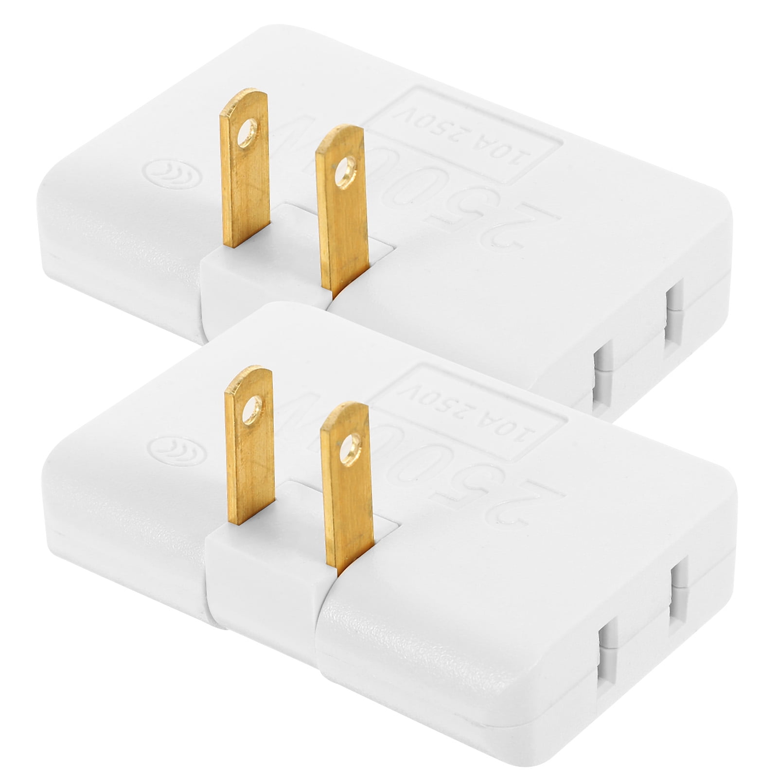 2 Pcs Outdoor Receptacle Three Plug Outlet Adapter Electric Multiplier