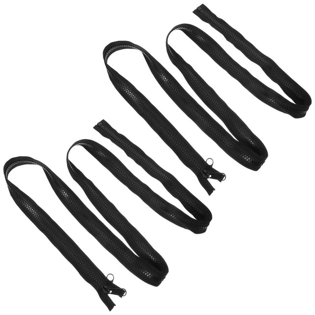 2 Pcs Outdoor Tent Zipper Down Zipper Sleeping Bag Zippers Heavy Duty