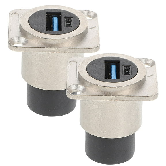 WHAMVOX USB Port Panel Mount Zinc Casting Mold 2Pcs 1.3X1.3X1.1In