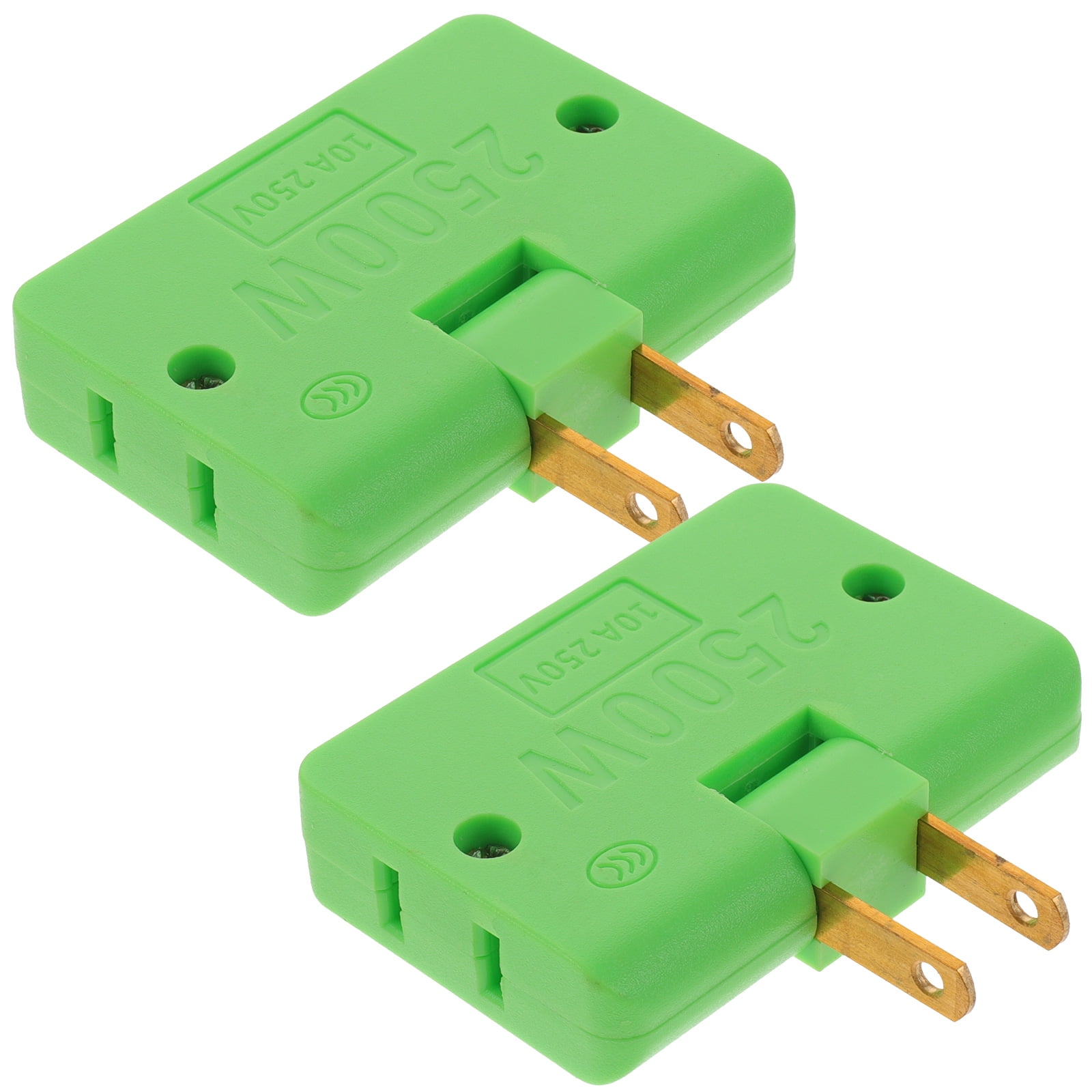 2 Pcs Outlet Multi Plug Flat Outdoor Receptacle Socket Extenders for