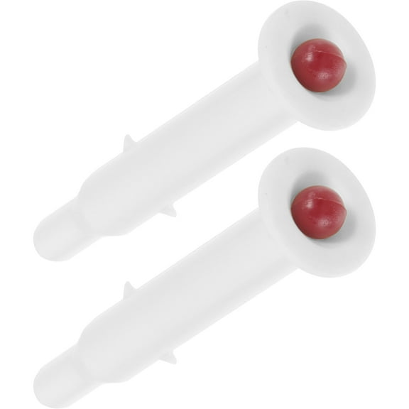 2 Pcs Oven Thermometers Pop-up Bouncing Turkey Timer Barbecue Meat Food Nylon Temperature Sensitive Metal Material