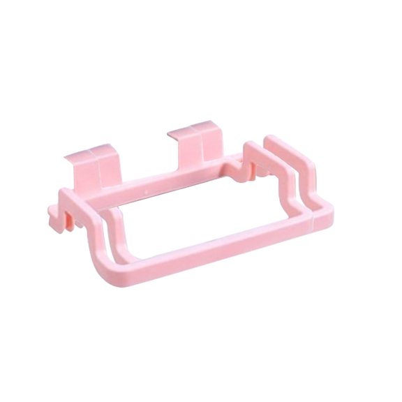 2 Pcs Over The Cabinet Door Trash Bag Holder Hanging Garbage Bin Bracket Kitchen Cupboard Plastic Sack Hanger Rack for Countertop Food Waste