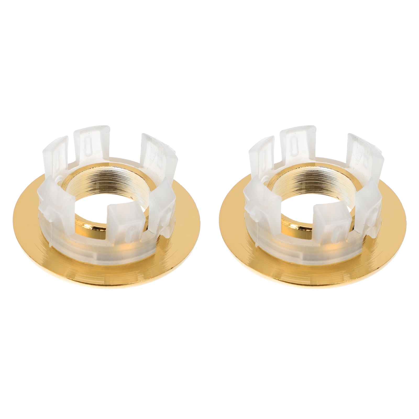 2 Pcs Overflow Grommet Drain Cover Copper Overflow Ring Wash Basin