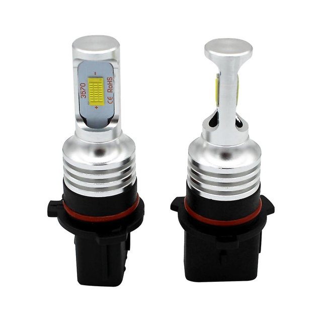 2 Pcs P13w Super Bright White Light Car Fog Led Bulbs