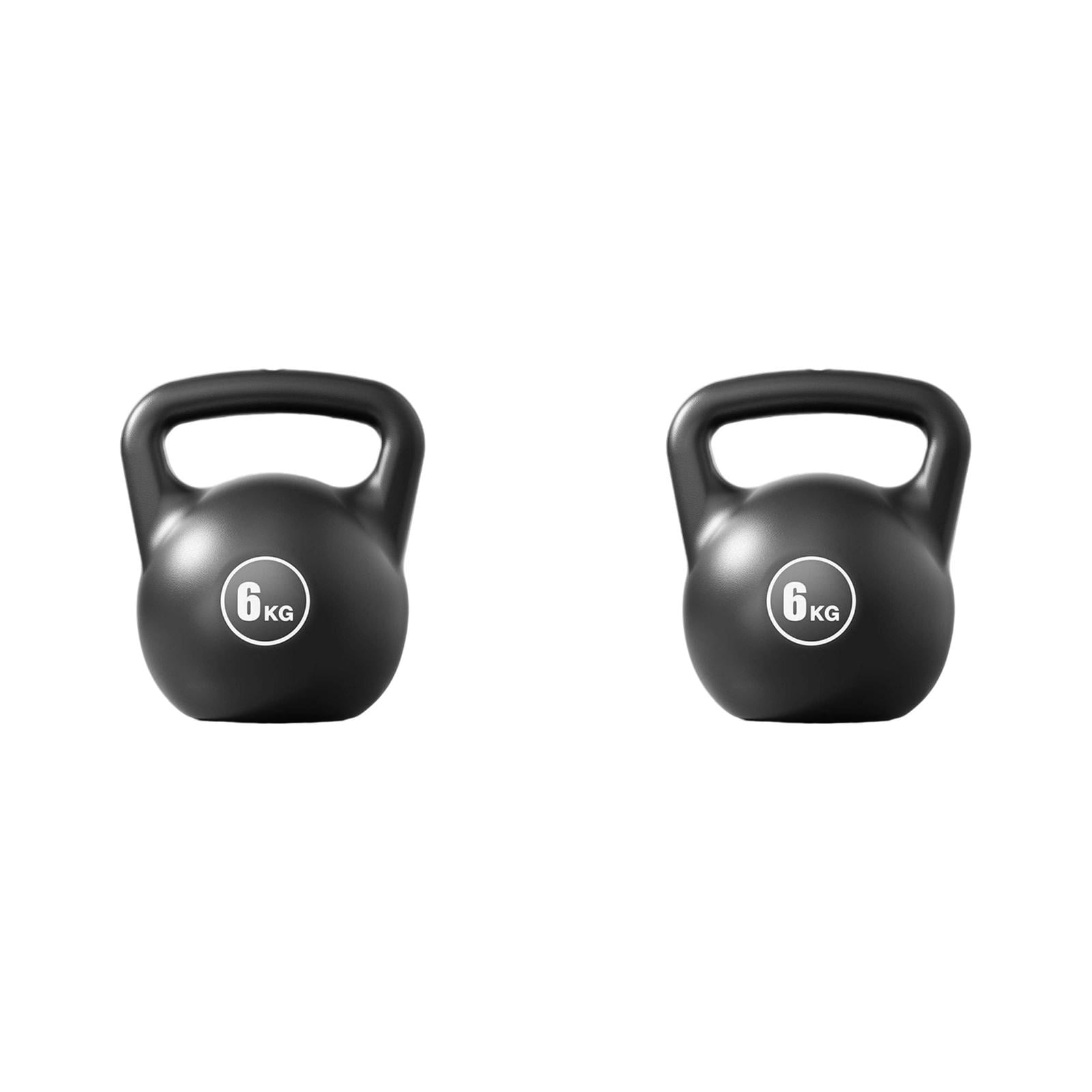 2 Pcs PE Water Kettlebell for Strength Training, Soft Sided Kettle Bell for Home Gym Workouts, Portable Heavy Kettlebell with Comfortable Grip for Men Women Fitness