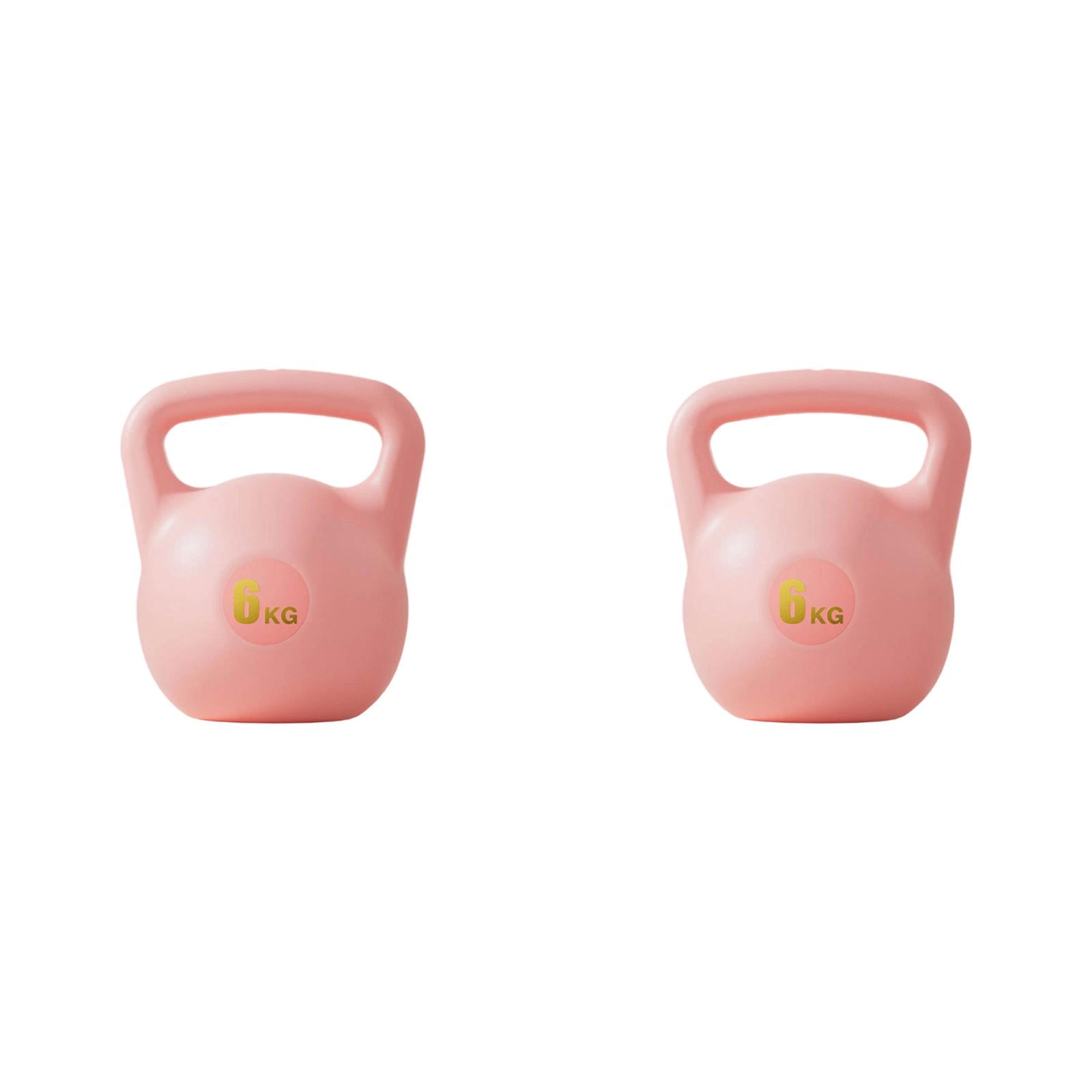 2 Pcs PE Water Kettlebell for Strength Training, Soft Sided Kettle Bell for Home Gym Workouts, Portable Heavy Kettlebell with Comfortable Grip for Men Women Fitness