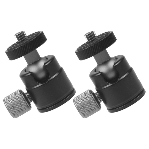 2 Pieces PTZ Tripod Camera Mount Bracket Adapter Clamp Parts for Secure Camera Mounting
