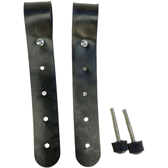 2 Pcs PU Leather Lock Straps for Piano Stand, Adjustable Fixing Belt for Electronic Keyboards, Secure for Concerts