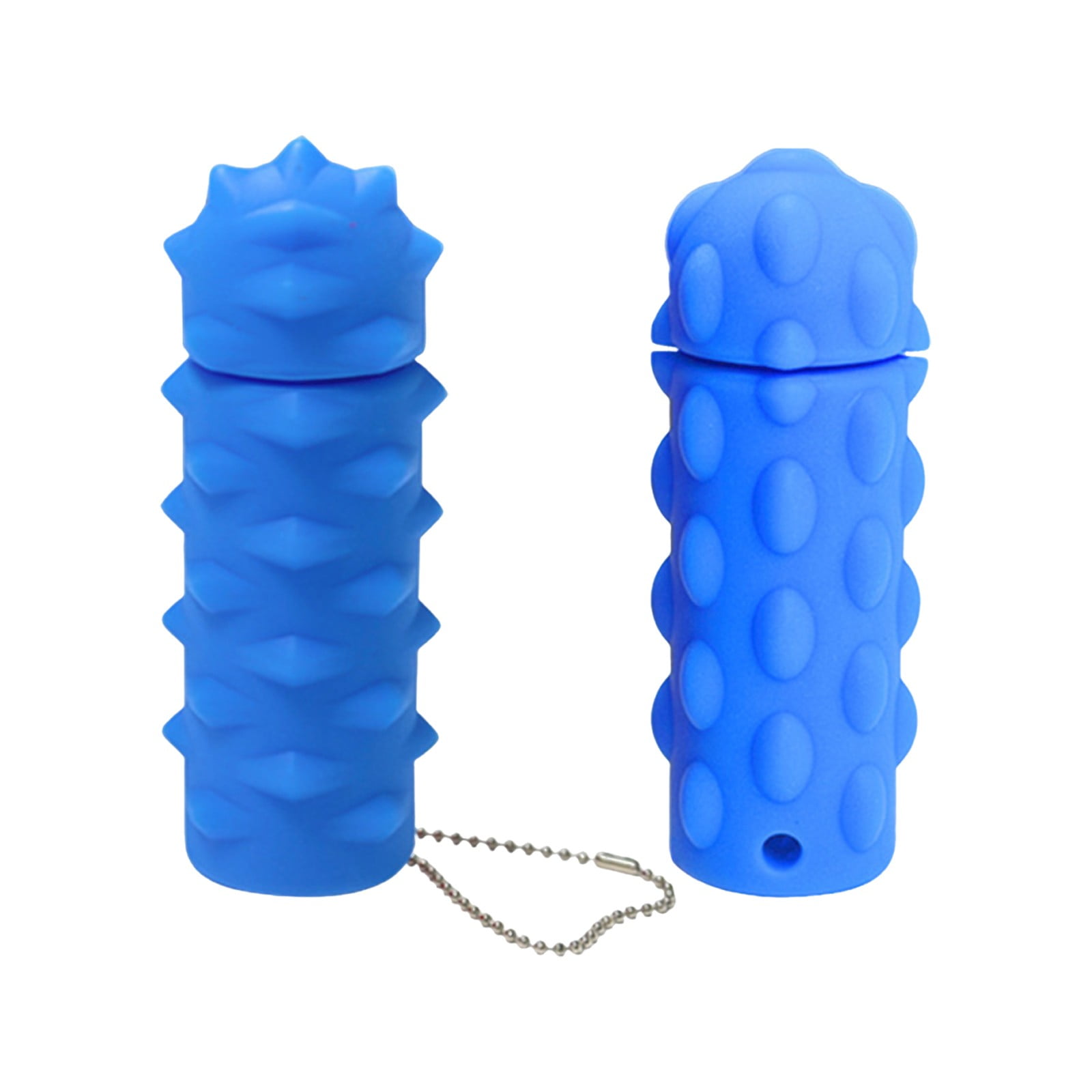 BelleFlair Fidget Toys 2 Stück Mit Keychain - Anti-Stress Spielzeug Rot & Blau