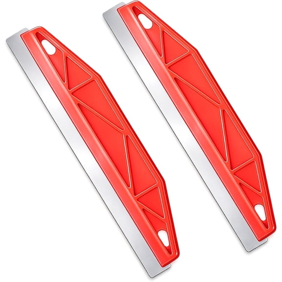 2 Pcs Painter's Trim Guard, 12 Inch Paint Shield Paint Edger Tool for Walls Edge Painting Tool Baseboard for Precise Trimming (Red)
