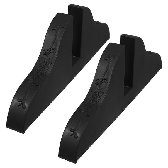 2 Pcs Panel Bracket Screen Partition Bracket 30.00X10.50X2.50CM Black
