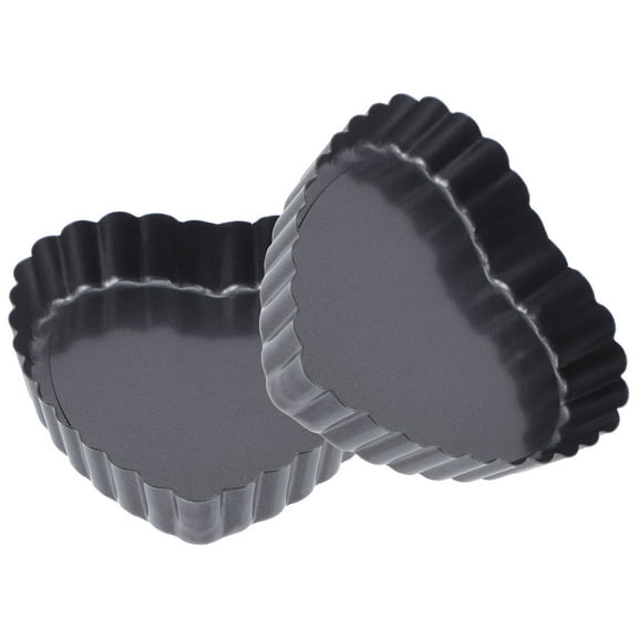 NIAIZEK 2-Pack Heart-Shaped Nonstick Carbon Steel Baking Pans for Cakes, Desserts, Home Baking, Parties, and Special Occasions
