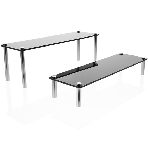 2 Pcs Paper Cup Cake Stand Display Shelf Cups Action Figure Jewelry Holder Perfume Buffet Acrylic