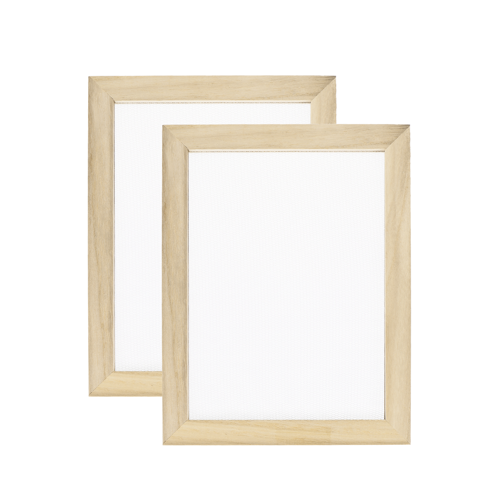2 Pcs Paper Making Screen Wooden Paper Making Mould 9.8x7.5 Inch for ...