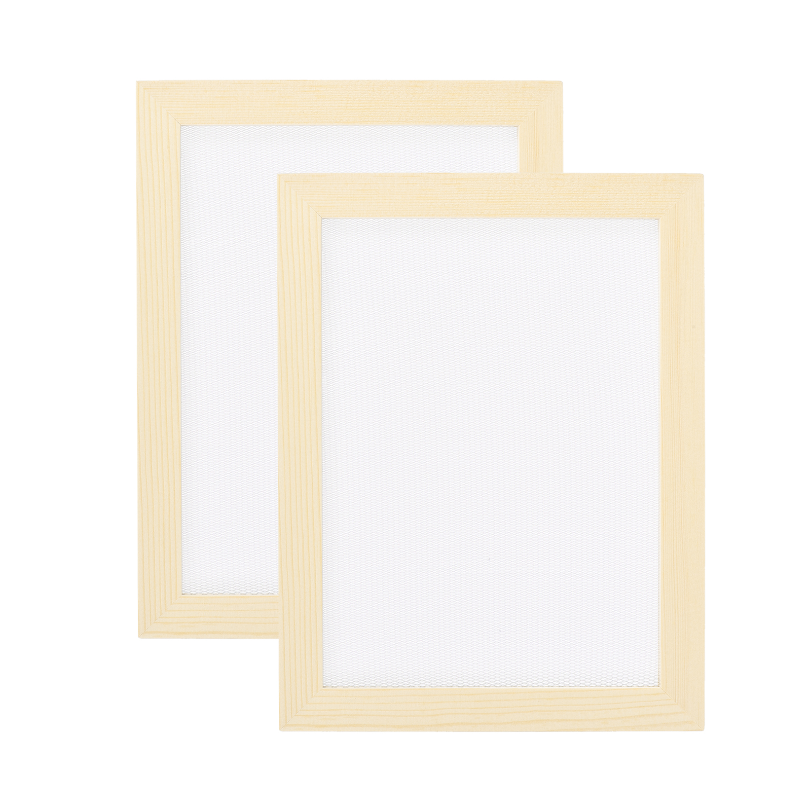2 Pcs Paper Making Screen Wooden Paper Making Mould 9.8x7.5Inch for DIY ...