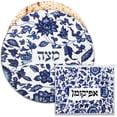 thumbnail image 1 of 2 Pcs Passover Afikoman Bags Set Passover Seder Afikomen Holder Rustic Matzah Afikoman Cover Bags with 3 Layers Compartment for Pesach Jewish Decor Party Favor Gifts (Flower), 1 of 3