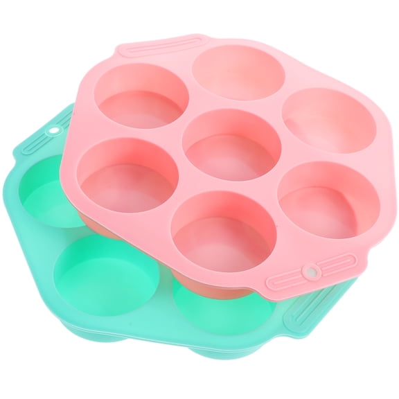 2 Pcs Pastry Mold Cheesecakes Round Cylinder Silicone Baking Molds Bakery Pan for Cooking Brownies