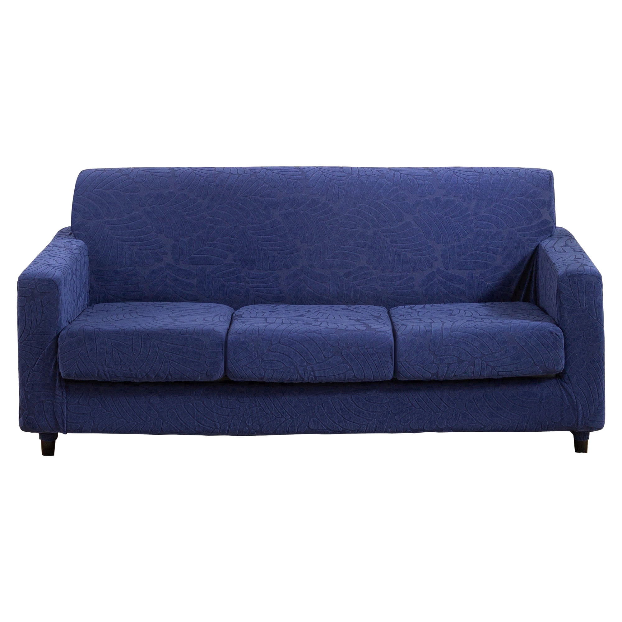 4 Piece High Stretch Sofa Slipcover Furniture Protector Form Fit Luxury Thick Sofa Cover for 3 Cushion Couch, Machine Washable