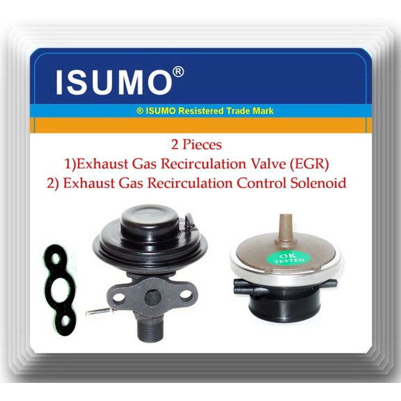 2 Pcs Pcs Vacuum Solenoid Modulator EGR Valve EGR Valve Fits:Camry Celica RAV4