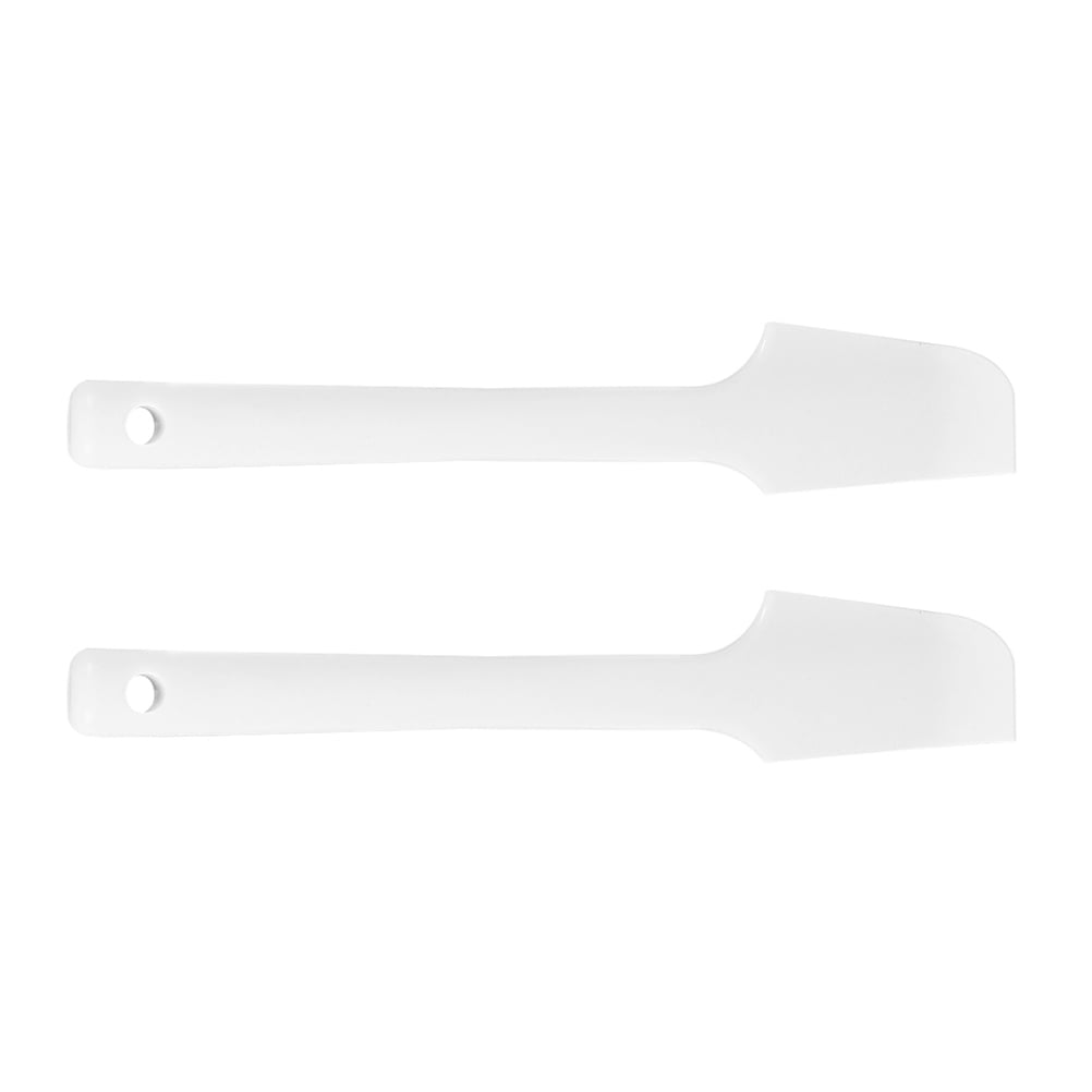 2 Pcs Peanut Butter Scraper Spatula Spreader Silicone Stirring Scrapers Cream Spreading Tool