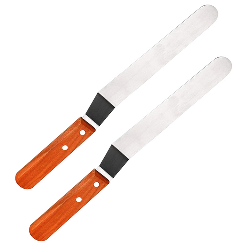 2 Pcs Peanut Butter Spatula Stainless Steel Spreader Cream Tool