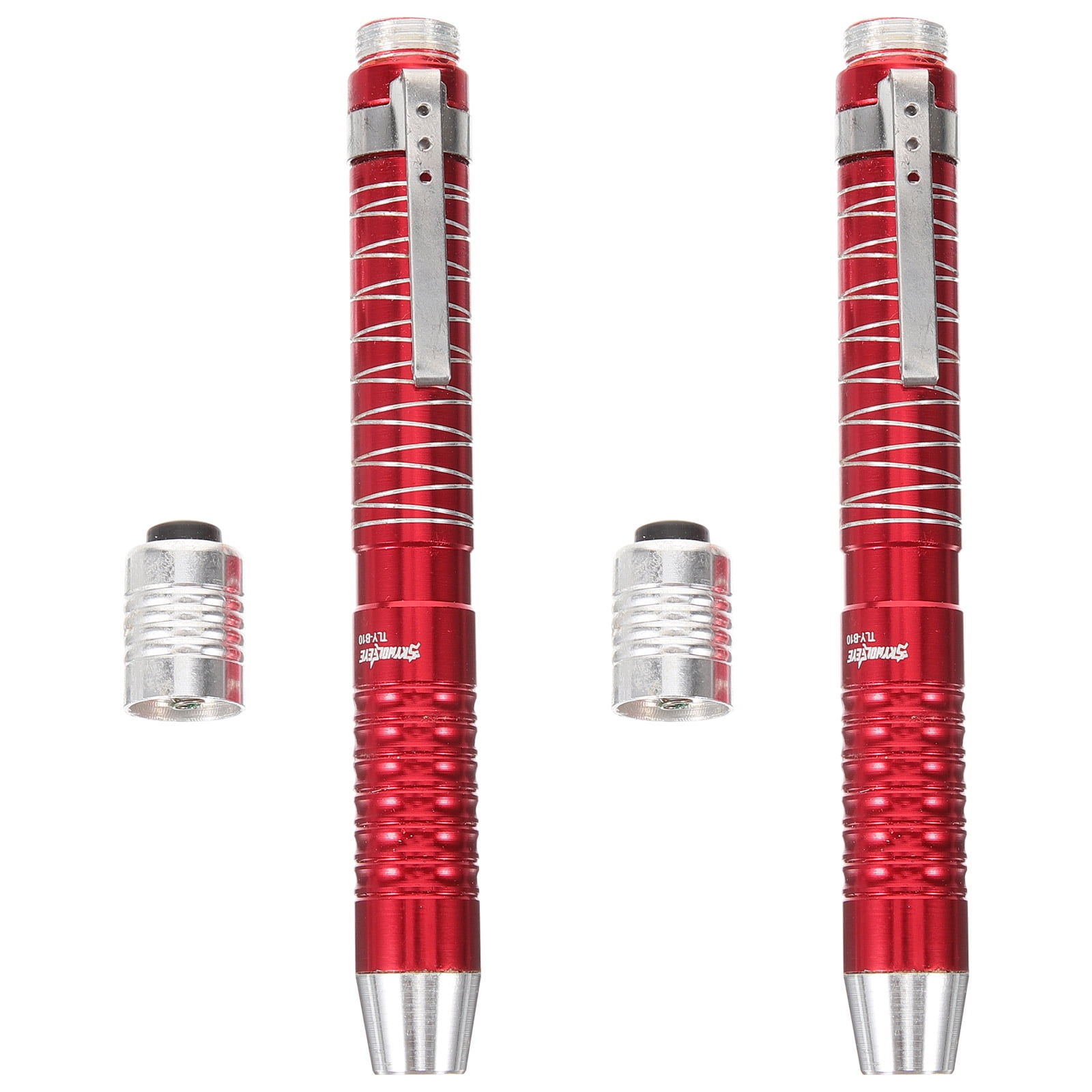 2 Pcs Pen Lights for Nurses Flashlight Rechargeable Flashlights Pupil