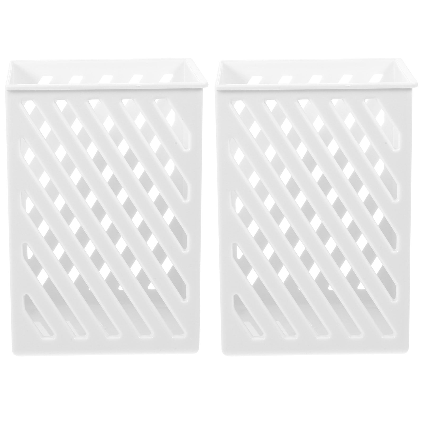 2 Pcs Pen Organizer Wall Mounted Organiser Holder for Desk Pencil