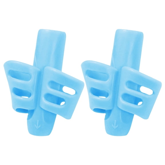 2 Pcs Pencil Grip for Handwriting, Soft Silicone Pencil Grips, Ergonomic Pencil Grippers, Ergonomic Writing Aid for Lefties And Righties, 1.96 Inch Long, 0.35 Inch Width