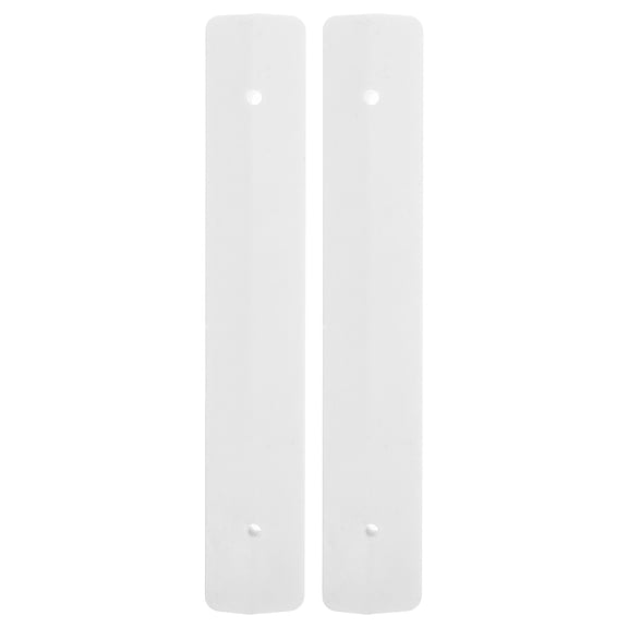 FOMIYES 2Pcs White Peg Board Hook Connectors Easy Install Durable Plastic for DIY Storage