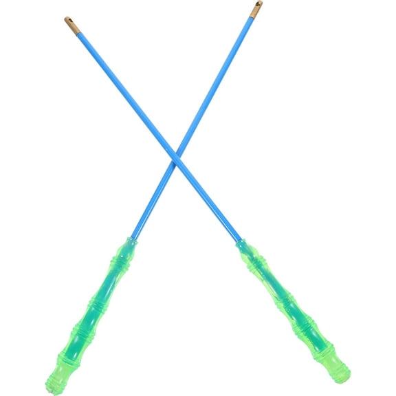 2 Pcs Performance Props Juggling Sticks Acting Professional Diabolo Reusable Pole Top
