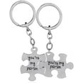 thumbnail image 1 of 2 Pcs You're My Person Matching Keychains, Jigsaw Puzzle Keychain for Her Him Keychain Jewelry Set for Boyfriend Girlfriend Birthday, Anniversary, Christmas, Valentines Day Gifts, 1 of 8