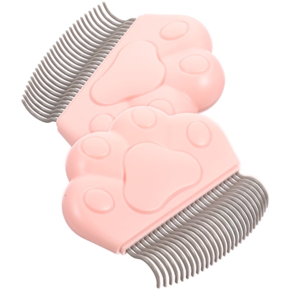 2 Pcs Pet Grooming Comb Cat Dog Hair Remover Combs Brush Massage Tools Bridegroom