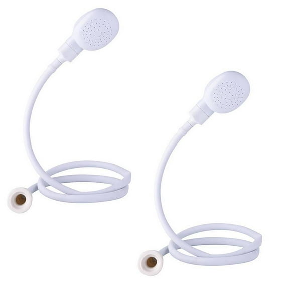 2 Pcs Pet Shower Sprayer Portable Shower Head Rubber Hosefor Bathing Baby, Pets Shower, Washing Hair, Rinsing Vegetables