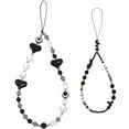 thumbnail image 1 of 2 Pcs Phone Charms Goth Mobile Chain Accessory Lanyard Bracelets, 1 of 8