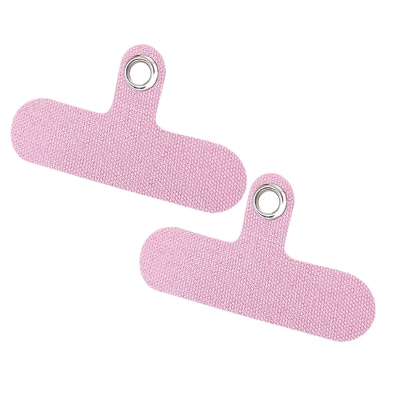 2 Pcs Phone Tether Tab, Phone Tether Tab Universal Anti-Scratch Lanyard Patch Without Adhesive Strap Replacement Part for Full Cell Phone Pad Cases