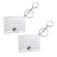 thumbnail image 1 of 2 Pcs Photo Album Keychain Decorative Pocket Small Photos Keyring Fob Blank Frame Mini, 1 of 6