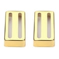 2 Pcs Pickup Cover Guitar Golden Guitar Parts Bass Pickup Covers Dual