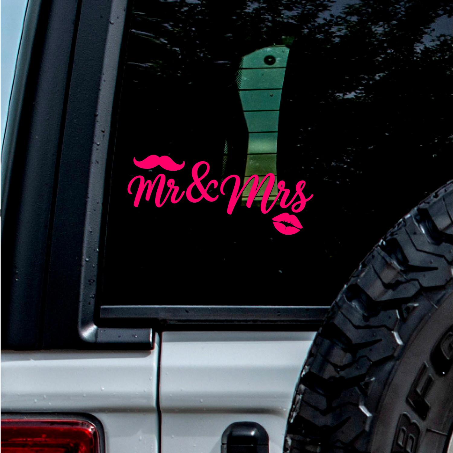 Goats In A Row Funny Vinyl Decal Sticker By MKR - Black, 7.5" X 3.5" For Cars, Laptops, Walls