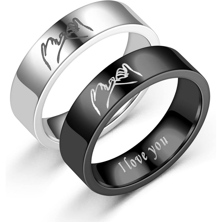 For Best Guy And Girl Best Friend Rings Pcs Pinky Promise Rings