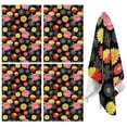 thumbnail image 1 of 2 Pcs Pioneer Flower Floral Print Pattern Kitchen Towels, Funny Microfiber Dish Towel Set, 18" X 26" Tea Towels, 1 of 6