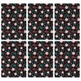 thumbnail image 1 of 2 Pcs Pioneer Flower Floral Print Pattern Kitchen Towels, Funny Microfiber Dish Towel Set, 18" X 26" Tea Towels, 1 of 6