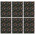 thumbnail image 1 of 2 Pcs Pioneer Flower Floral Print Pattern Kitchen Towels, Funny Microfiber Dish Towel Set, 18" X 26" Tea Towels, 1 of 6