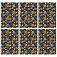 thumbnail image 1 of 2 Pcs Pioneer Flower Floral Print Pattern Kitchen Towels, Funny Microfiber Dish Towel Set, 18" X 26" Tea Towels, 1 of 6
