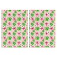 thumbnail image 1 of 2 Pcs Pioneer Flower Floral Print Pattern Kitchen Towels, Funny Microfiber Dish Towel Set, 18" X 26" Tea Towels, 1 of 6