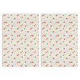 thumbnail image 1 of 2 Pcs Pioneer Flower Floral Print Pattern Kitchen Towels, Funny Microfiber Dish Towel Set, 18" X 26" Tea Towels, 1 of 6