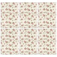 thumbnail image 1 of 2 Pcs Pioneer Flower Floral Print Pattern Kitchen Towels, Funny Microfiber Dish Towel Set, 18" X 26" Tea Towels, 1 of 6