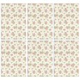thumbnail image 1 of 6 Pcs Pioneer Flower Floral Print Pattern Kitchen Towels, Funny Microfiber Dish Towel Set, 18" X 26" Tea Towels, 1 of 6