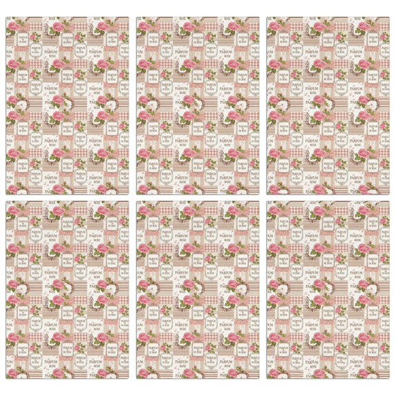 2 Pcs Pioneer Flower Floral Print Pattern Kitchen Towels, Funny Microfiber Dish Towel Set, 18" X 26" Tea Towels