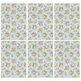 thumbnail image 1 of 2 Pcs Pioneer Flower Floral Print Pattern Kitchen Towels, Funny Microfiber Dish Towel Set, 18" X 26" Tea Towels, 1 of 6