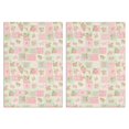 thumbnail image 1 of 2 Pcs Pioneer Flower Floral Print Pattern Kitchen Towels, Funny Microfiber Dish Towel Set, 18" X 26" Tea Towels, 1 of 6